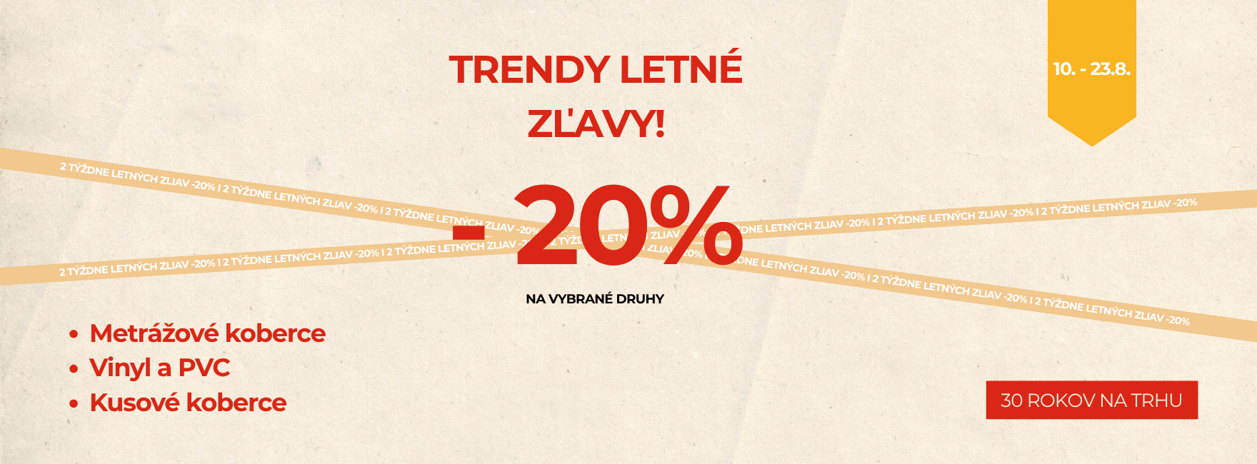 Trendy letné zľavy