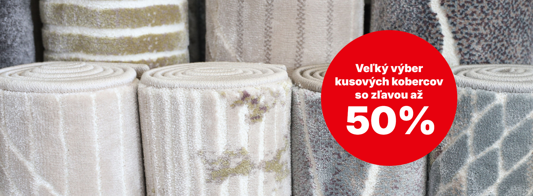 Veľký výber kusových kobercov so zľavou až 50 %
