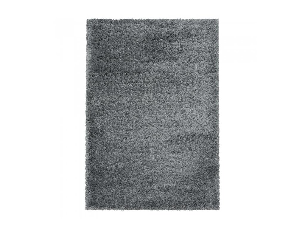 Kusový koberec Fluffy shaggy 3500 light grey (Rozměr 60x110 cm)