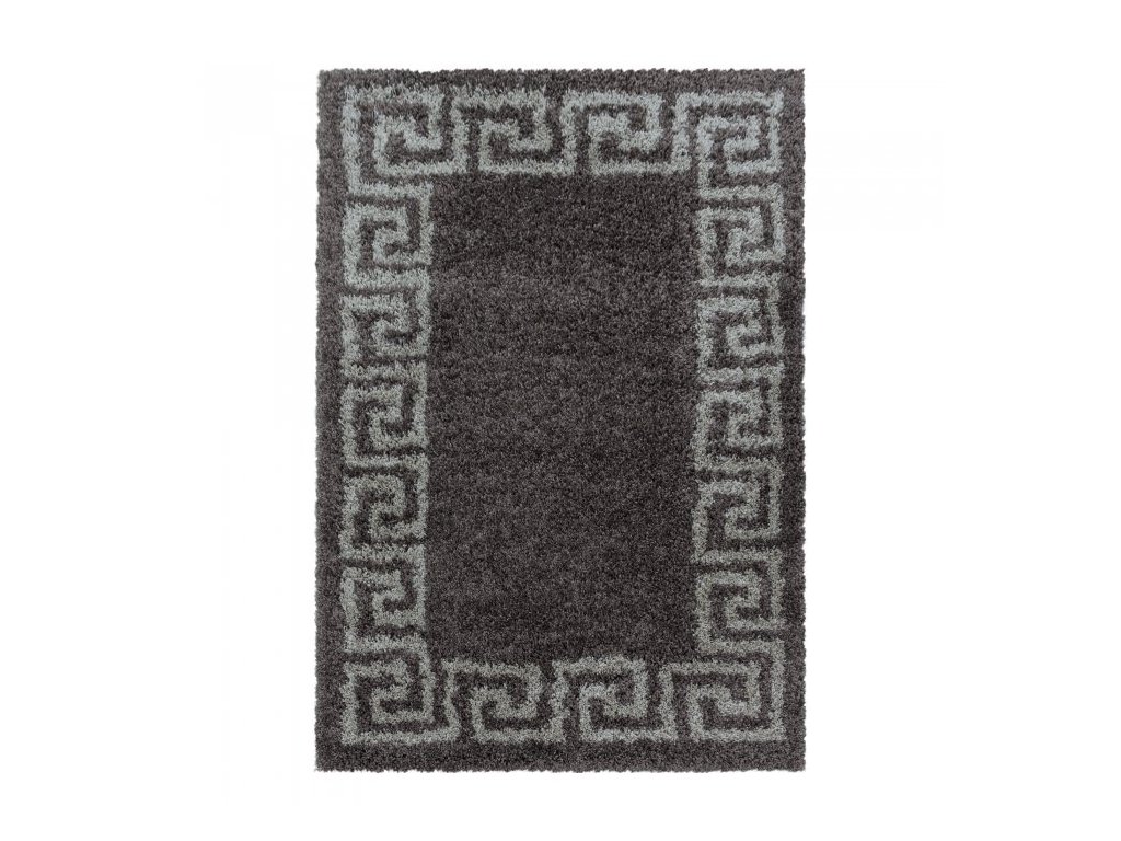Kusový koberec Hera shaggy 3301 taupe (Rozměr 60x110 cm)