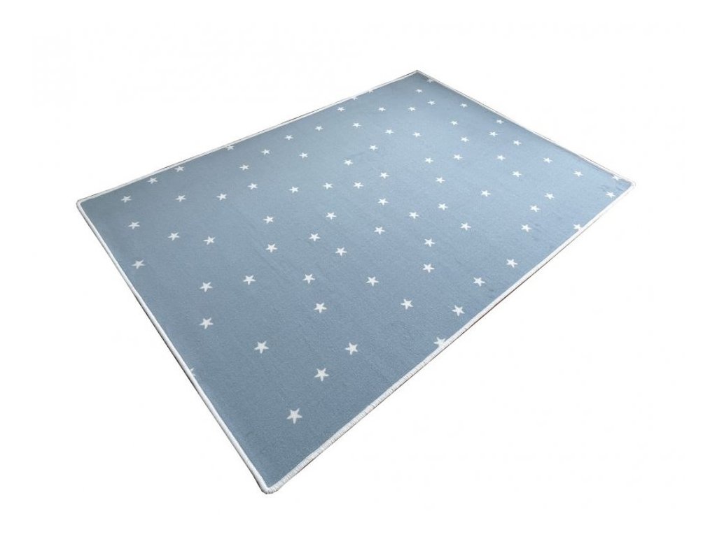 Kusový koberec Hvězdička modrá (Varianta 50x80 cm)
