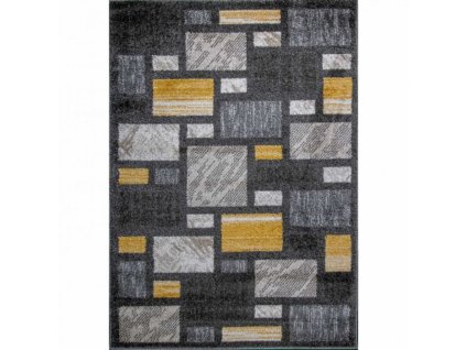 Kusový koberec Walton 5796A šedo-žlutý (Varianta 60x110 cm)
