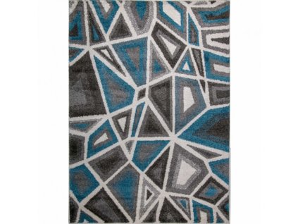 Kusový koberec Walton 5797A bílo-modrý (Varianta 60x110 cm)
