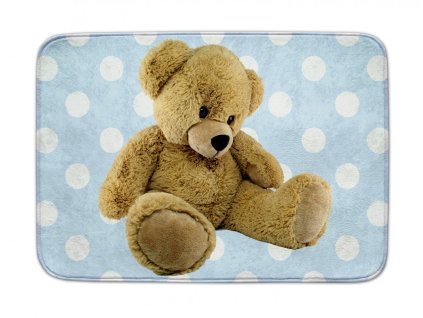 Dětský koberec Ultra Soft Medvídek modrý (Varianta 130x180 cm-SLEVA)