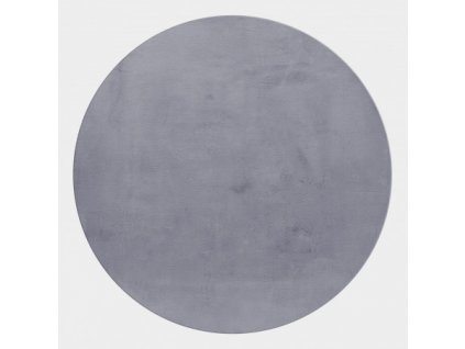 Kusový koberec kruh Pouffy 5100 grey (Varianta Kruh 120 cm průměr)