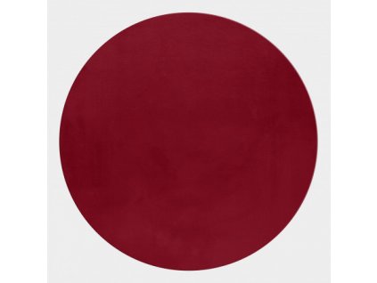 Kusový koberec kruh Pouffy 5100 red (Varianta Kruh 120 cm průměr)