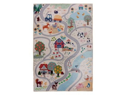 Dětský koberec Magic Kids 108 farmhouse (Varianta 115x160 cm)