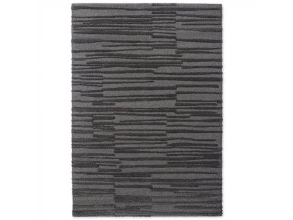 Jednobarevný kusový koberec B&C Twinset Terrain graphite 121735 Brink & Campman (Varianta 140x200)