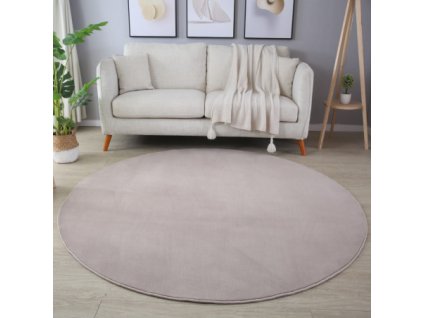 Kusový koberec kruh Sky 5400 beige (Varianta Kruh 120 cm průměr)