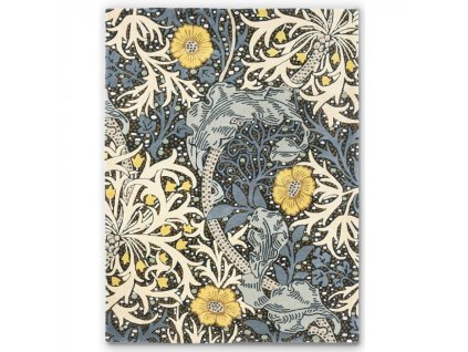 Luxusní květinový koberec Morris & Co Seaweed teal 127008 Brink & Campman (Varianta 140x200)