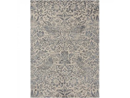 Luxusní květinový koberec Morris & Co Strawberry Thief ink 028105 Brink & Campman (Varianta 140x200)