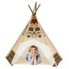 Dětské tepee design hnědý - Dětské tepee design hnědý (Varianta Dětské tepee design hnědý - SLEVA)