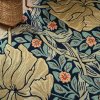 Luxusní květinový koberec Morris & Co Pimpernel indigo 028818 Brink & Campman (Varianta 140x200)