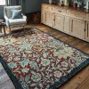 Luxusní květinový koberec Morris & Co Trent madder red webb´s blue 127510 Brink & Campman (Varianta 140x200)