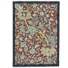 Luxusní květinový koberec Morris & Co Trent madder red webb´s blue 127510 Brink & Campman (Varianta 140x200)