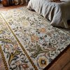 Luxusní květinový koberec Morris & Co Wilhemina linen mustard 127401 Brink & Campman (Varianta 140x200)