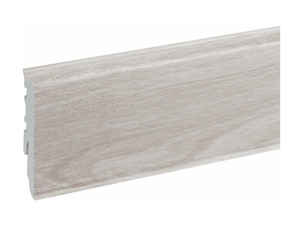 Podlahová lišta soklová PVC MASTERLINE 526 Dub Hvide Sande Matný 60mm (2,2m)