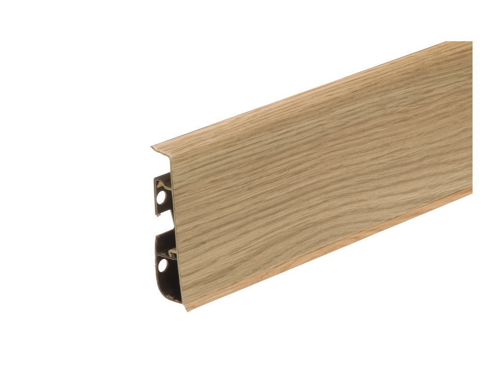 Podlahová lišta soklová PVC HI LINE PRESTIGE 135 Klasický dub (2,5m)