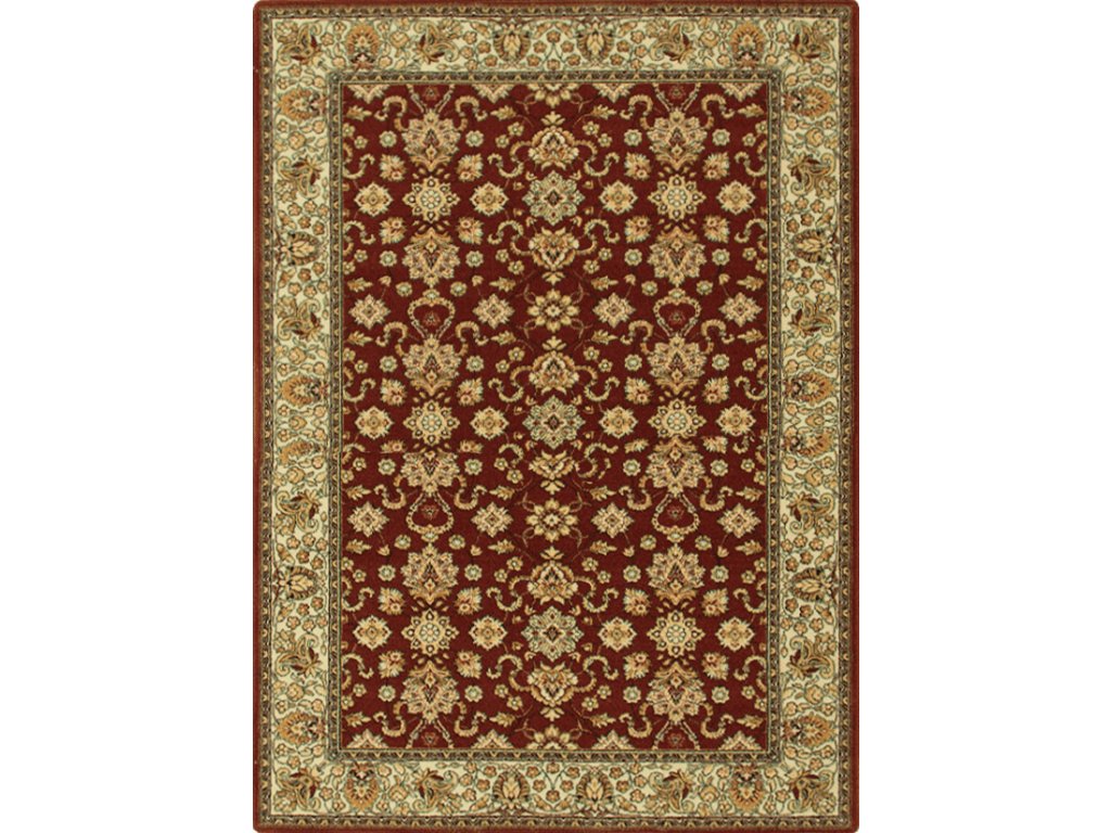 Agnella vlněný koberec Isfahan Kantabria Rubínový - Kobercový ráj