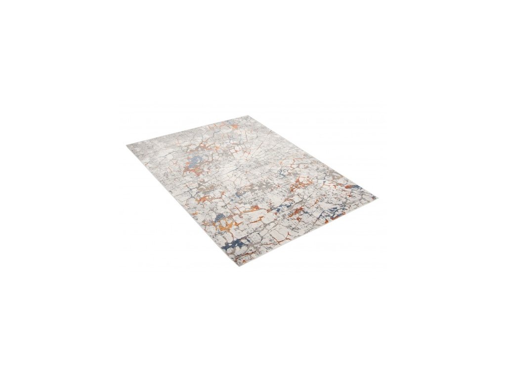 Moderní kusový koberec VINTAGE G421A krémový / modrý - Kobercový ráj