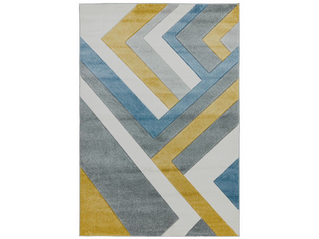 Moderní kusový koberec Sketch SK09 Geometrický vzor vícebarevný - Kobercový  ráj