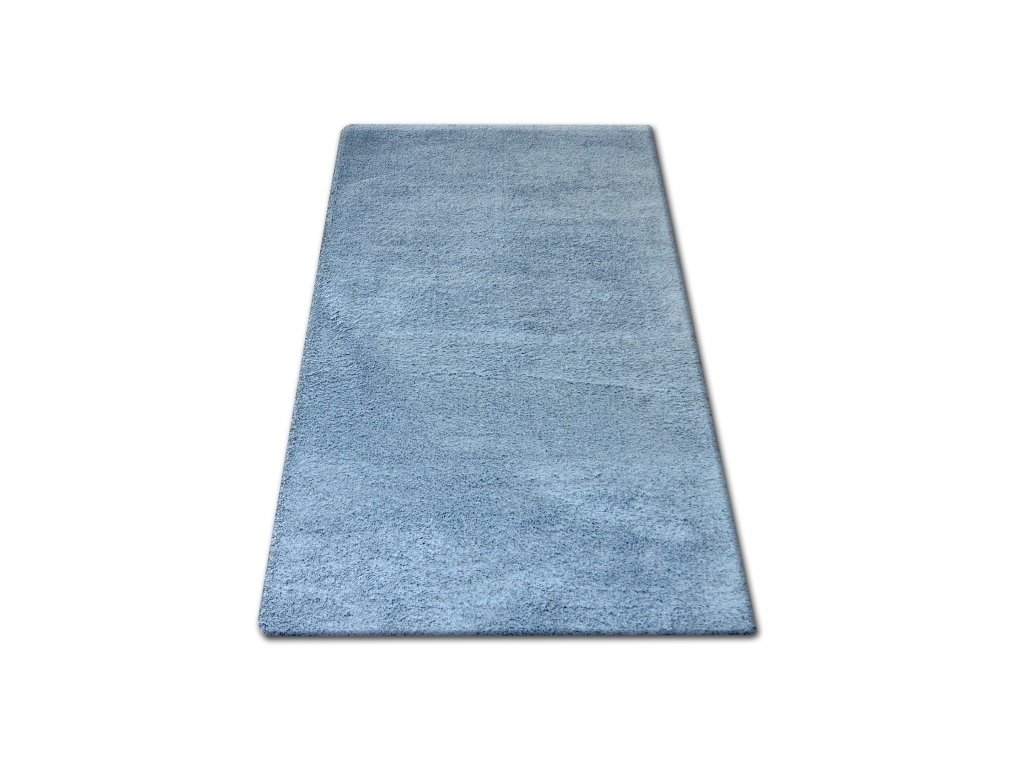 Kusový koberec SHAGGY MICRO stříbrný šedý