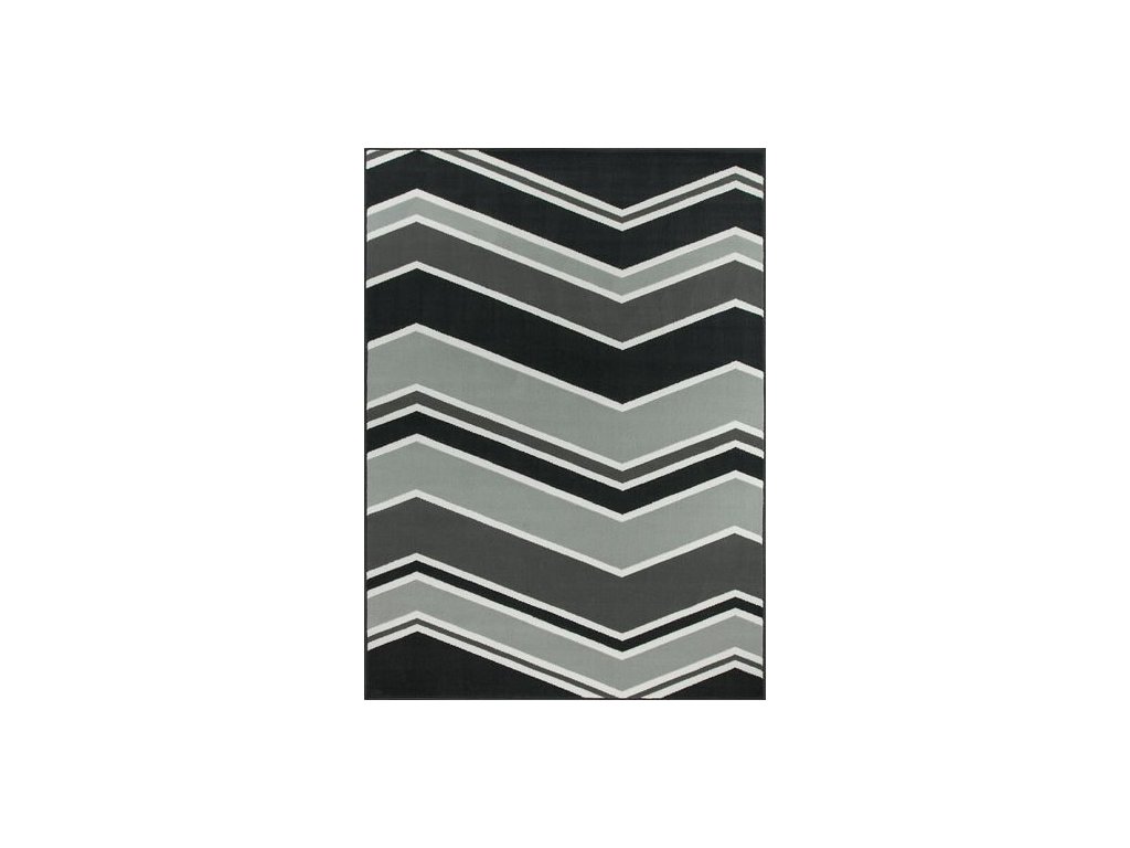 Kusový koberec LUNA 503642/89922 šedý černý