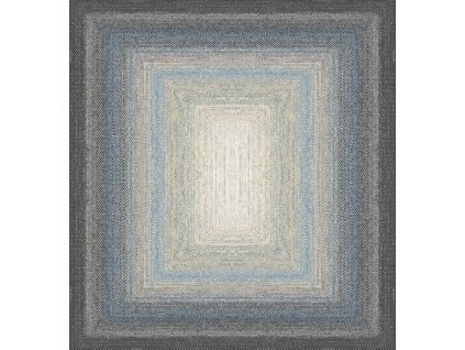 Kusový koberec vlněný Agnella Agnus Zeha šedý