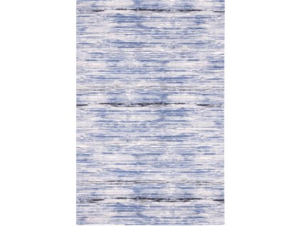 Kusový koberec vlněný Agnella Calisia Dean Abstraktní modrý