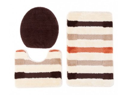 Koupelnová a wc předložka PLOTEK HIGH MONO 3PC Krémová