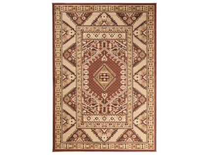 Klasický kusový koberec EUFRAT L429A hnědý