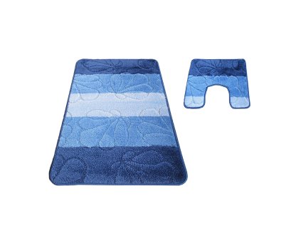 Předložka koupelnová - wc Montana 01 modrá