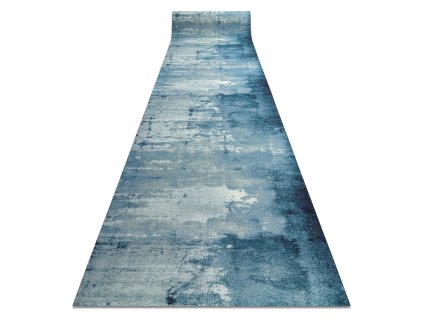 Běhoun pogumovaný DIGITAL CONCRETE Beton abstraktní modrý