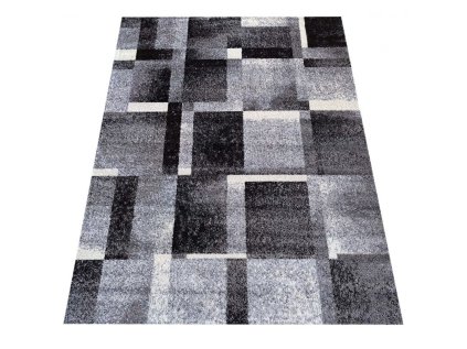 Kusový koberec moderní OTTO 09 Geometrický šedý1