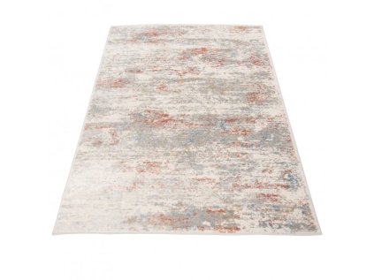 Moderní kusový koberec PORTLAND G509C bílý červený