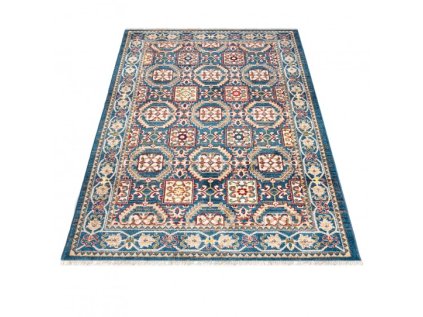 Kusový koberec RIVOLI EE62B Klasický modrý