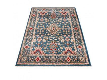 Kusový koberec RIVOLI EE65B Klasický modrý