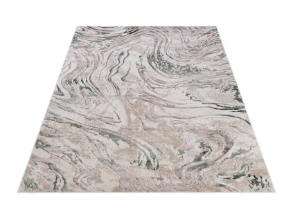 Moderní kusový koberec COMO NR22D Abstraktní krémový2