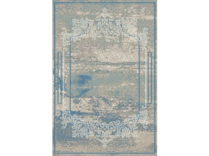 Kusový koberec Lida Fener Moderní světle béžový modrý