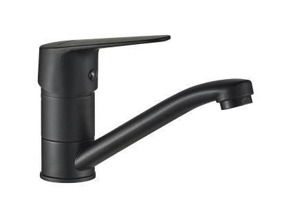 SAGRA stojací umyvadlová baterie s pohyblivým výtokem černá