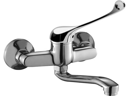 MADERA nástěnná umyvadlová baterie s lékařskou pákou chrom1