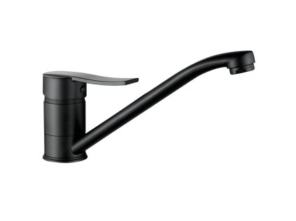 MADERA stojací umyvadlová baterie s pohyblivým výtokem černá