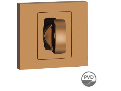 ROZETA hranatá wc měděná