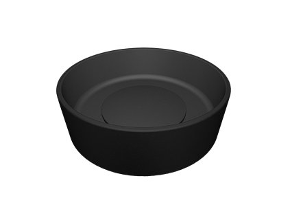 Perl - granitové umyvadlo na desku černé