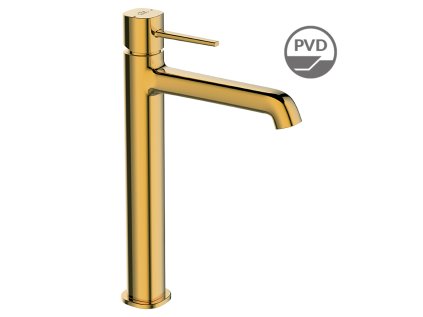 Pola stojací umyvadlová baterie na desku zlatá0