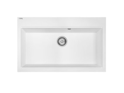 Dřez Tau jednodřezový 90 bílý