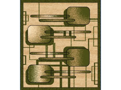 Kusový koberec ATLAS A403A zelený (Rozměr 60x100 cm)