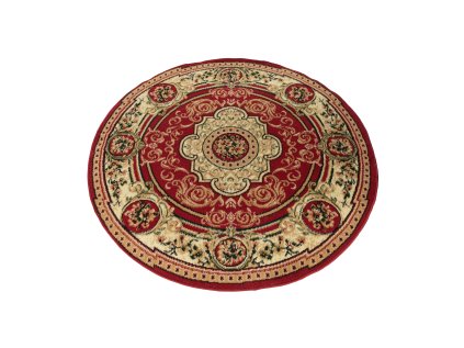 Kulatý koberec ATLAS F744A červený1