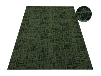 Kusový koberec Traffic 45 Láhvově zelený (Rozměr 100x150 cm)