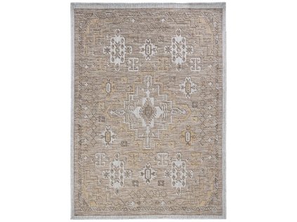 Kusový koberec Sisal YUCANA KV38B hnědý (Rozměr 80x150 cm)